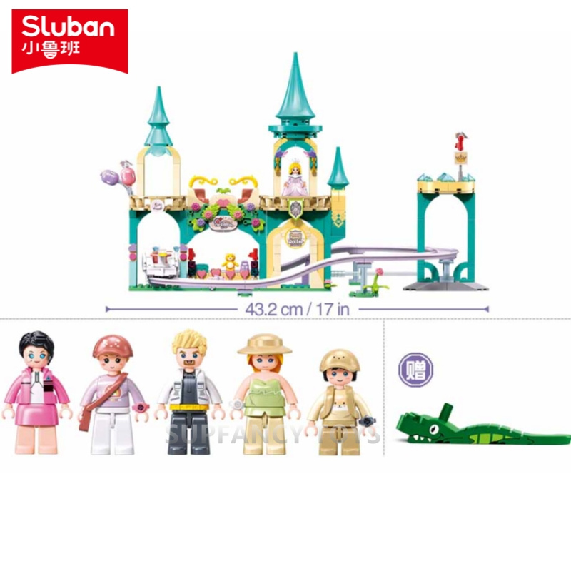 Kids Education Park - Sluban 448 Buah Set Blok Bangunan