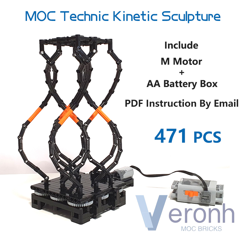 Kinetic Kids Education - MOC Teknologi Tinggi Slithy Toves-Kinetic Patung
