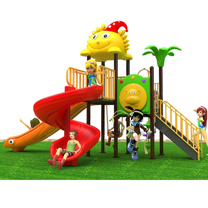 Kids Education Park - Perosotan Plastik Komersial 450x270x280cm untuk Anak-anak,
