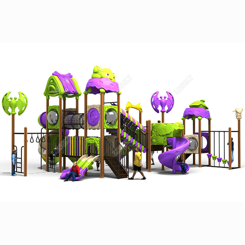 Kids Education Park - Perosotan Plastik Taman Bermain Luar Ruangan