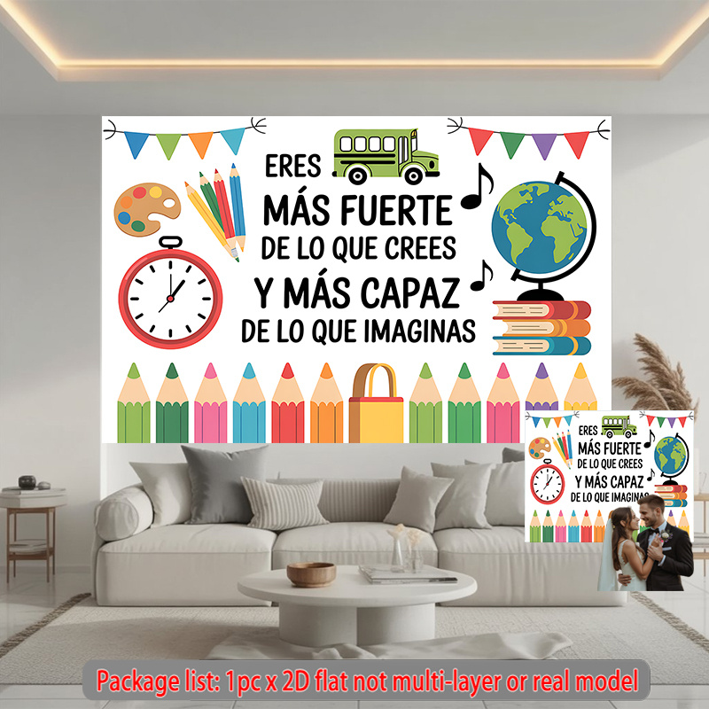 Dekorasi Permadani Dinding Kam - Kids Education Banner ulasan dan harga