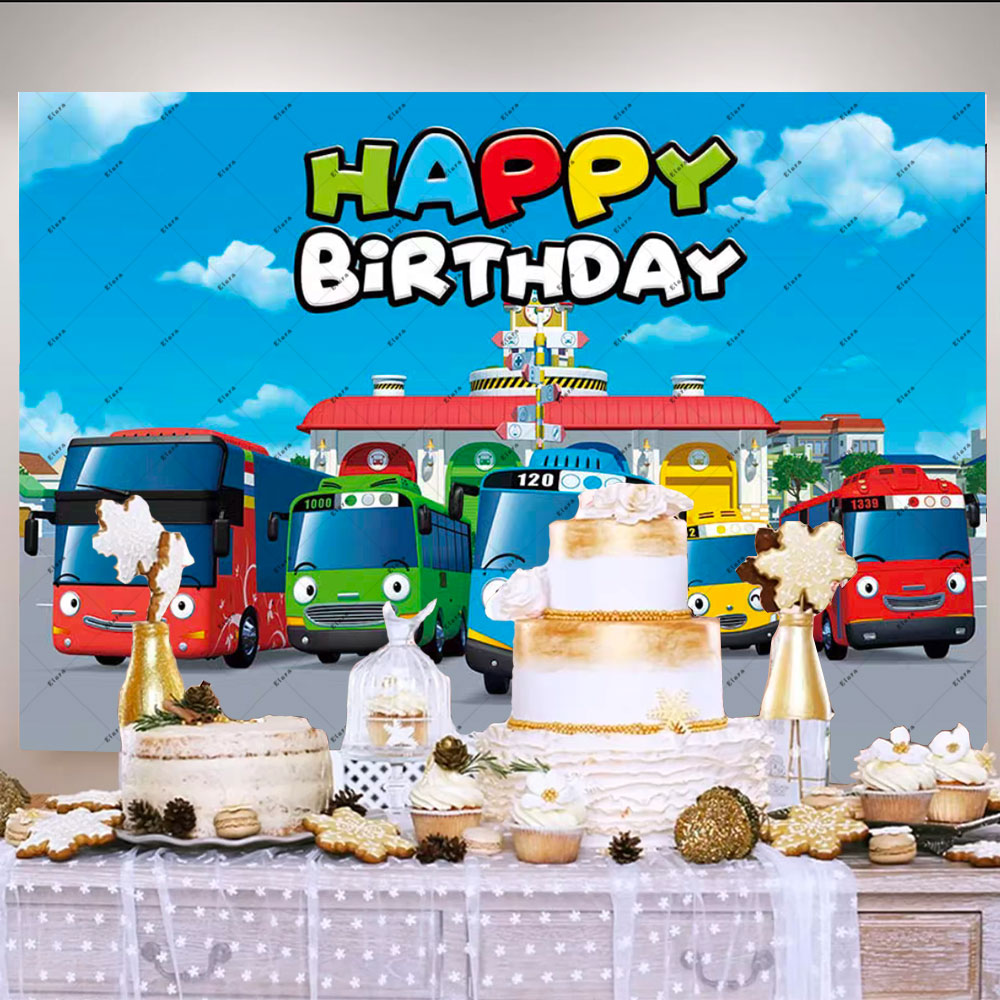 Kartun Anime Bus Kecil Anak-an - Kids Education Banner ulasan dan harga