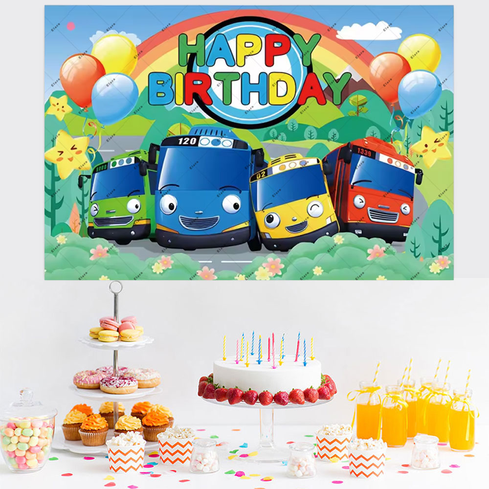 Kartun Anime Bus Kecil Anak-an - Kids Education Banner ulasan dan harga