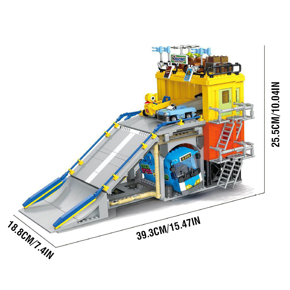 Roller Coaster Slope Building  - Kids Education Park ulasan dan harga