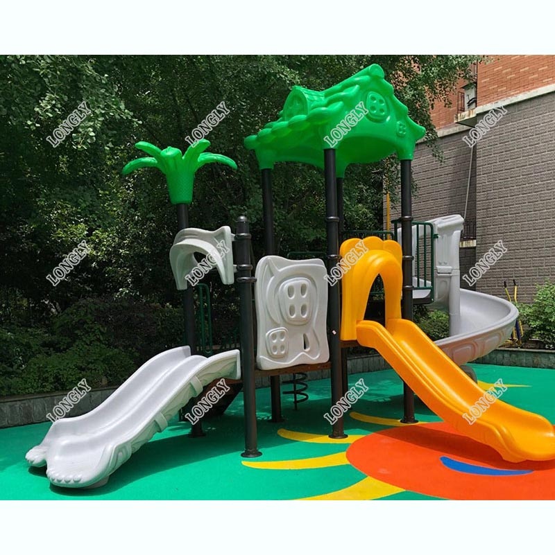 Perosotan Plastik Luar Ruangan - Kids Education Park ulasan dan harga