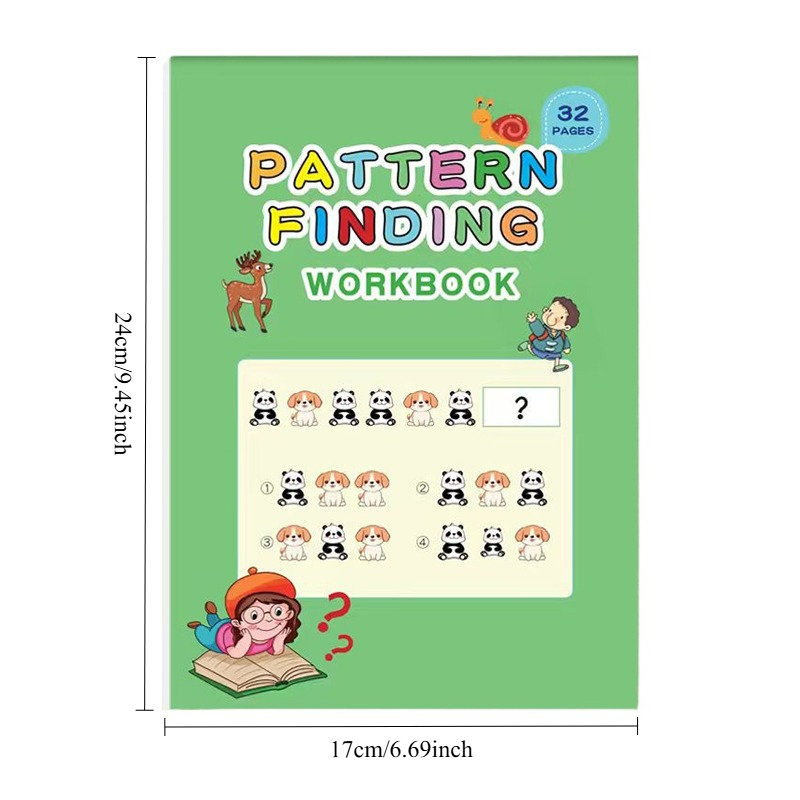 Buku Kerja Mencari Pola 32 Hal - Learning Workbook Preschool ulasan dan harga