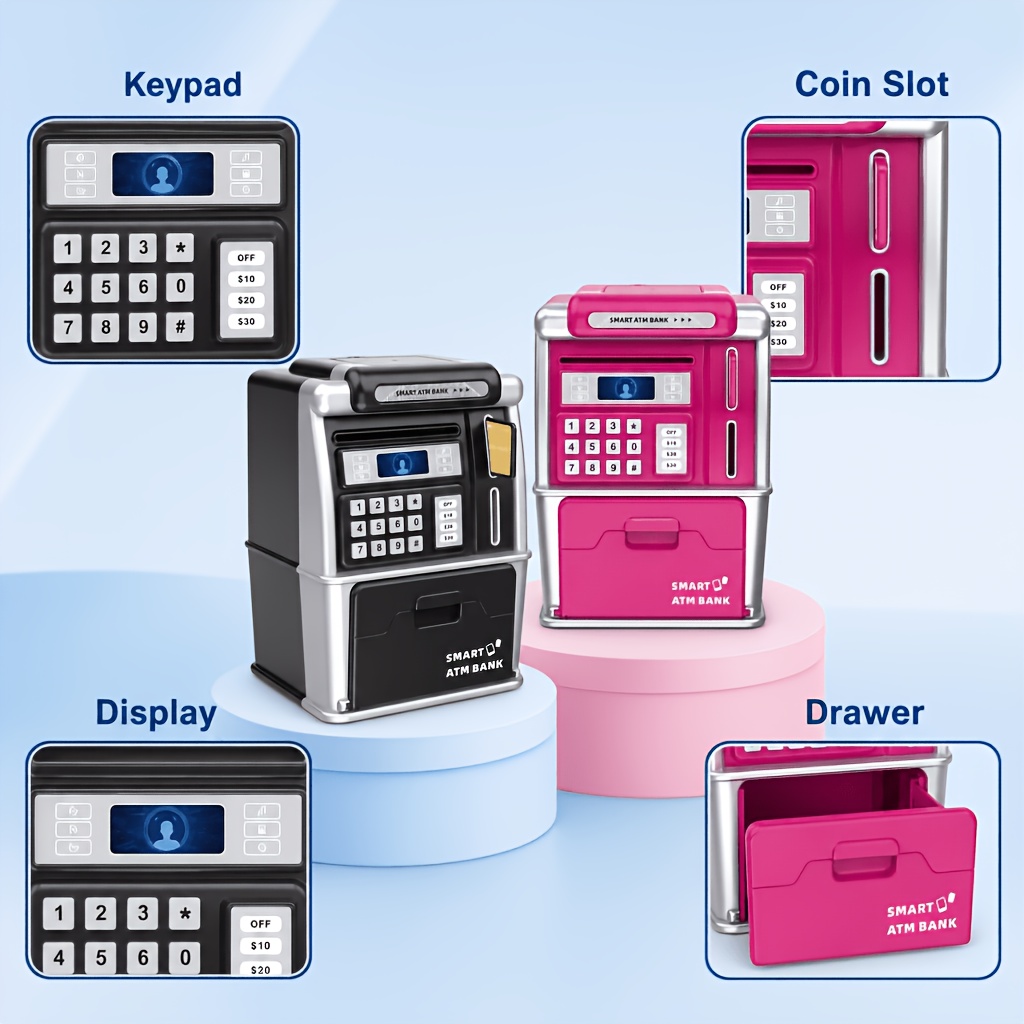 Celengan ATM Pintar, Penggulun - Kids Education Savings ulasan dan harga