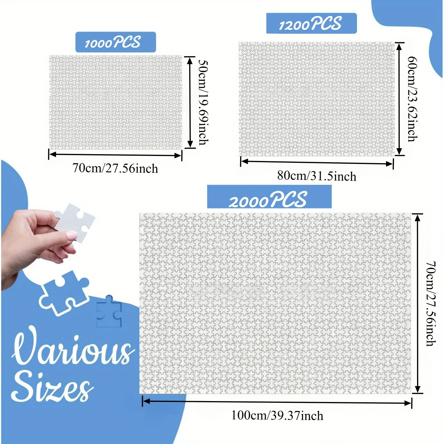 500-2000 Buah Puzzle Jigsaw An - Kids Heaven Education ulasan dan harga