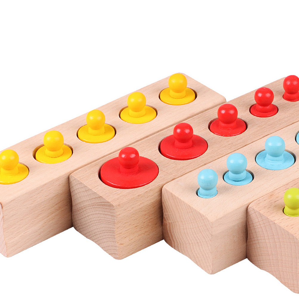 Mainan Kayu Berwarna-warni unt - Kids Education Bond ulasan dan harga