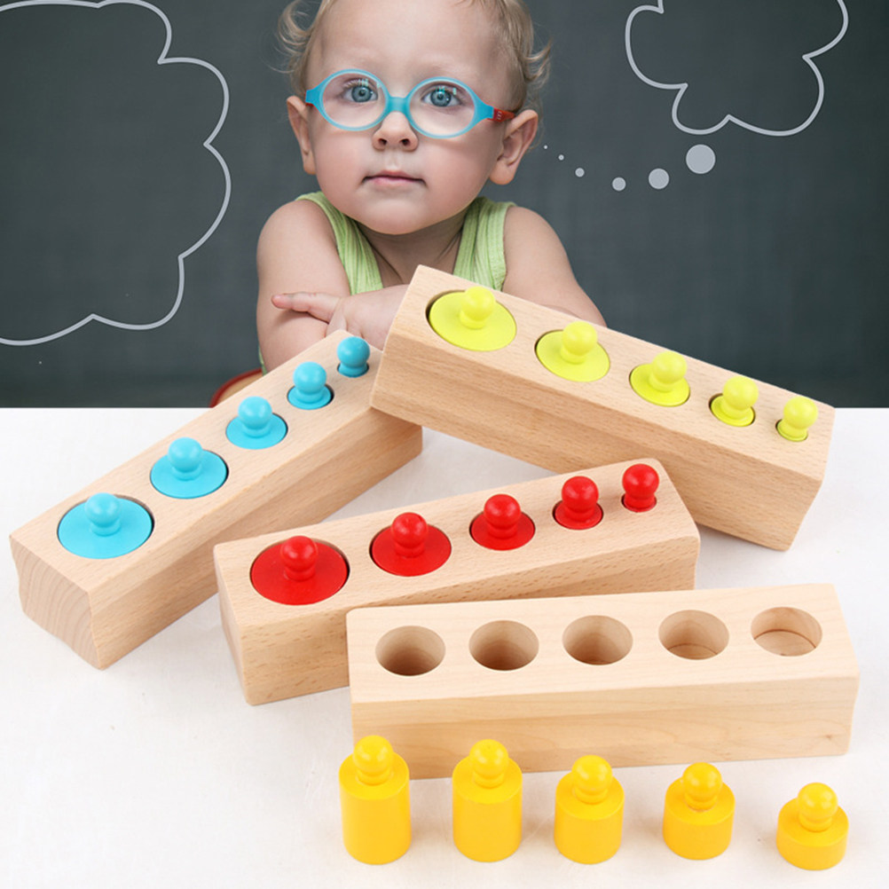 Mainan Kayu Berwarna-warni unt - Kids Education Bond ulasan dan harga