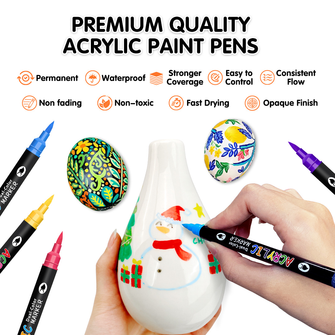Spidol Cat Akrilik Ujung Ganda - Kids Education Tips ulasan dan harga