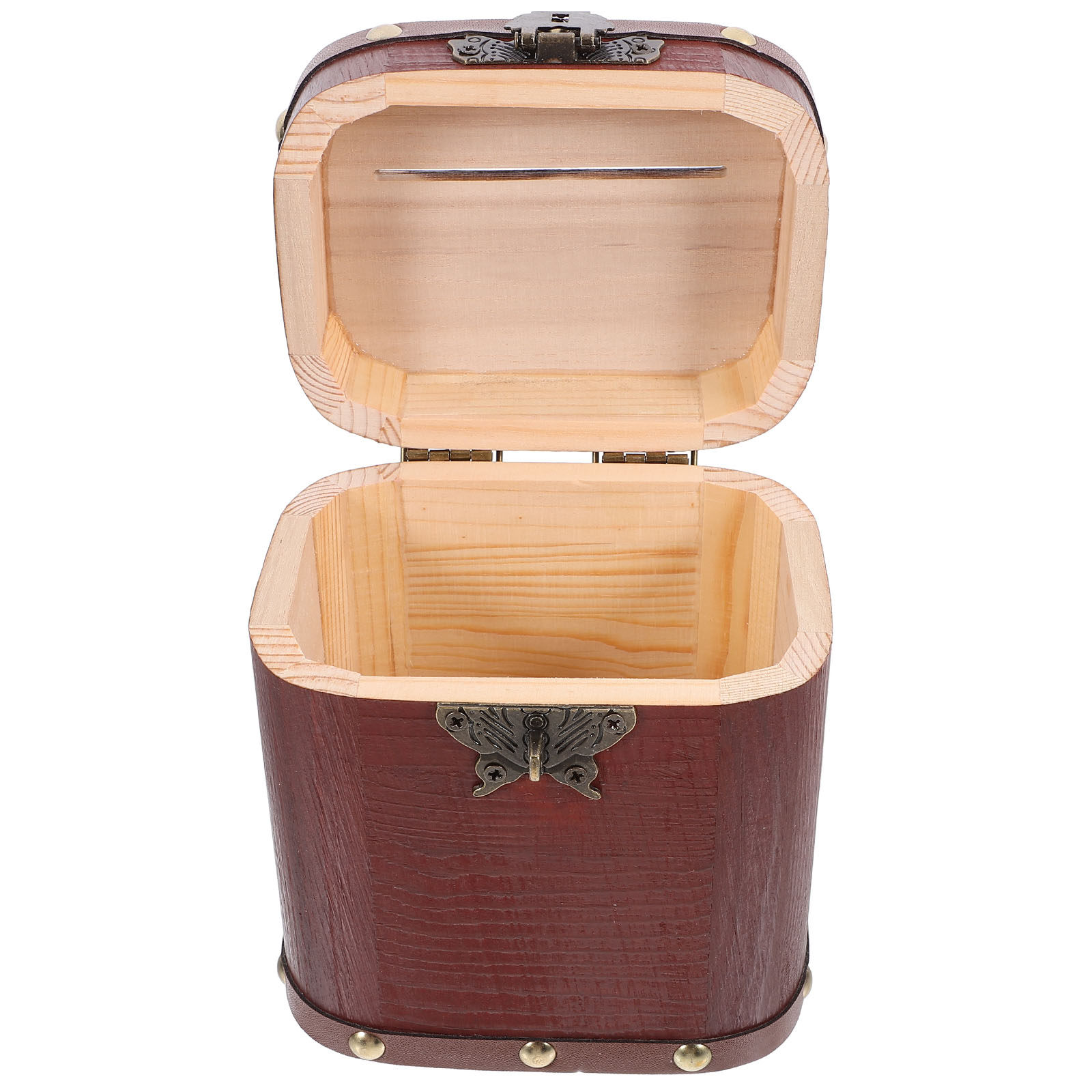 Kotak Harta Karun Kayu Vintage - Kids Education Savings ulasan dan harga