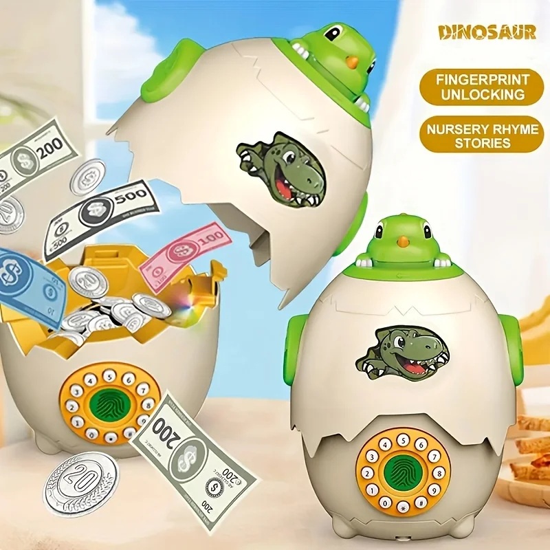 Celengan Telur Dinosaurus Deng - Kids Education Savings ulasan dan harga