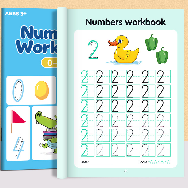 Buku Kerja Menulis Angka 32 Ha - Learning Workbook Preschool ulasan dan harga