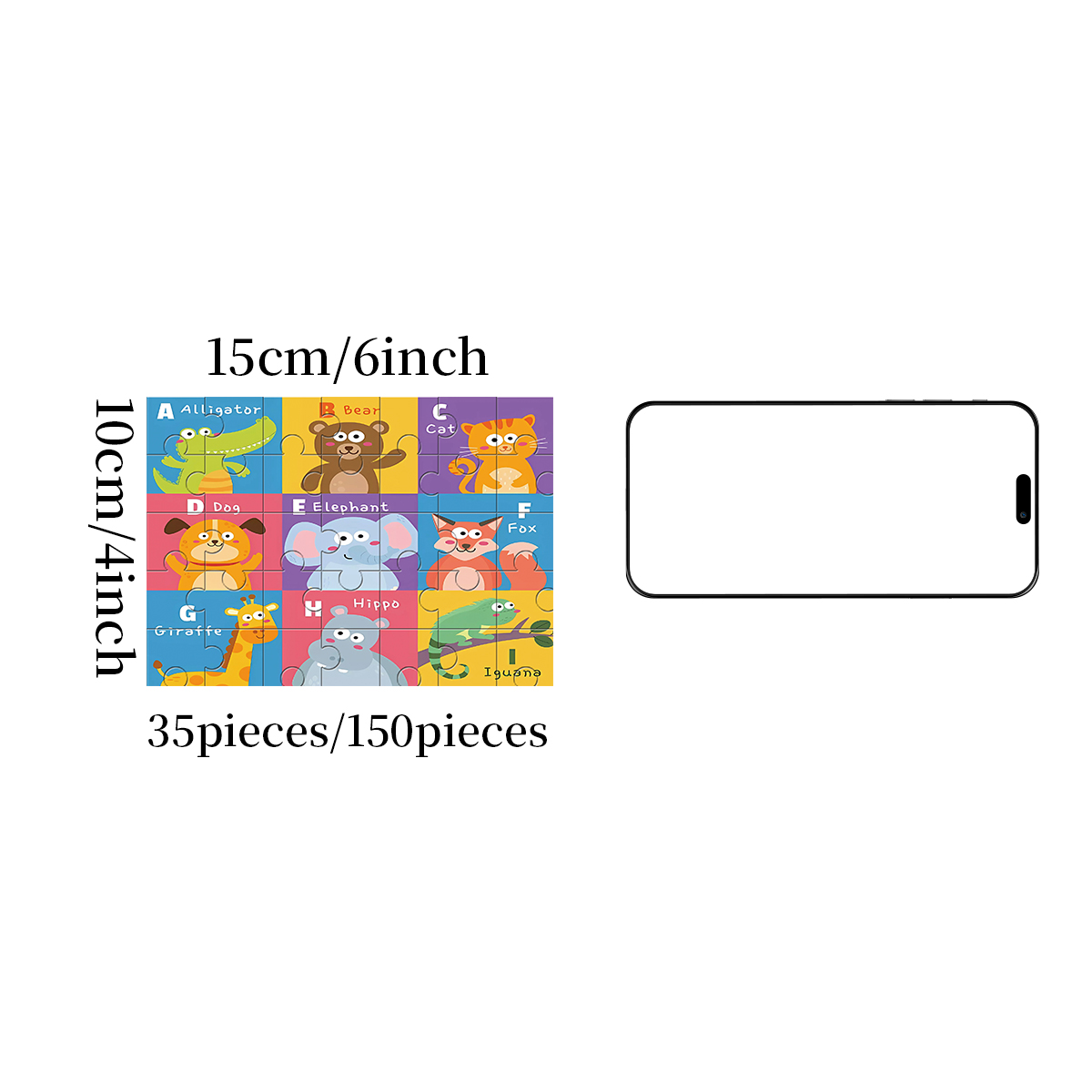 1 Buah Puzzle Jigsaw Kayu Eduk - Kids No Education ulasan dan harga