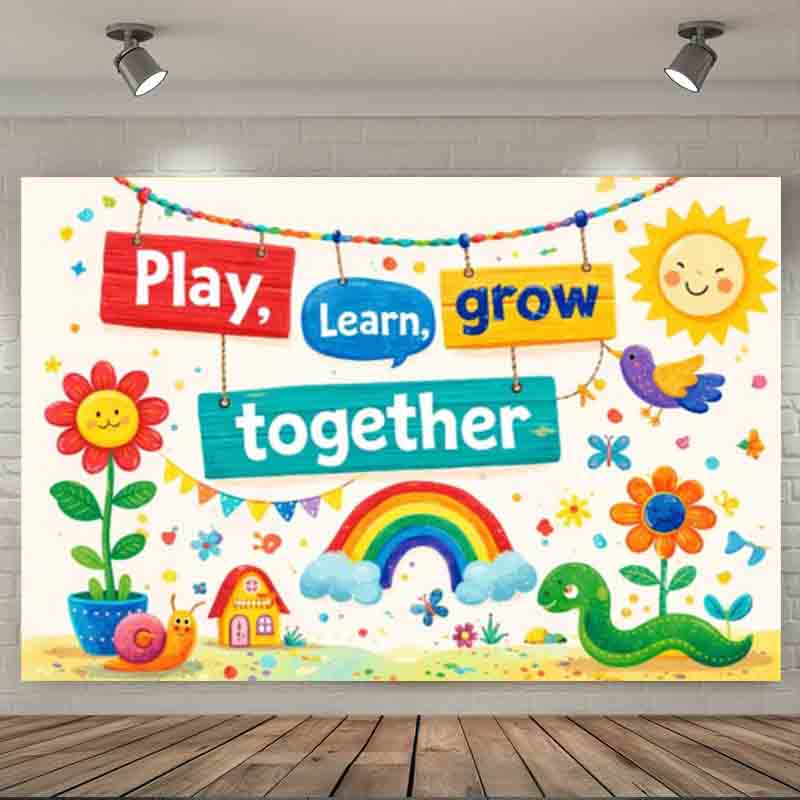 Bermain, Belajar, Tumbuh Bersa - Kids Education Banner ulasan dan harga