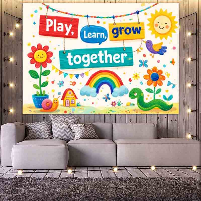 Bermain, Belajar, Tumbuh Bersa - Kids Education Banner ulasan dan harga