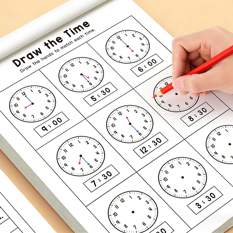 Buku Latihan Jam, Cocok untuk  - Learning Workbook Preschool ulasan dan harga