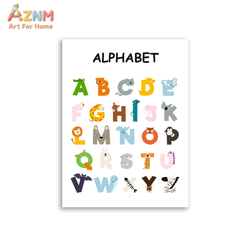 AZNM Seni Dinding Kanvas Tanpa - Kids No Education ulasan dan harga