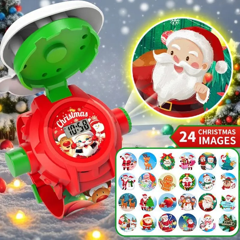 Jam Tangan Proyeksi Natal untu - Kids Educational Watch ulasan dan harga