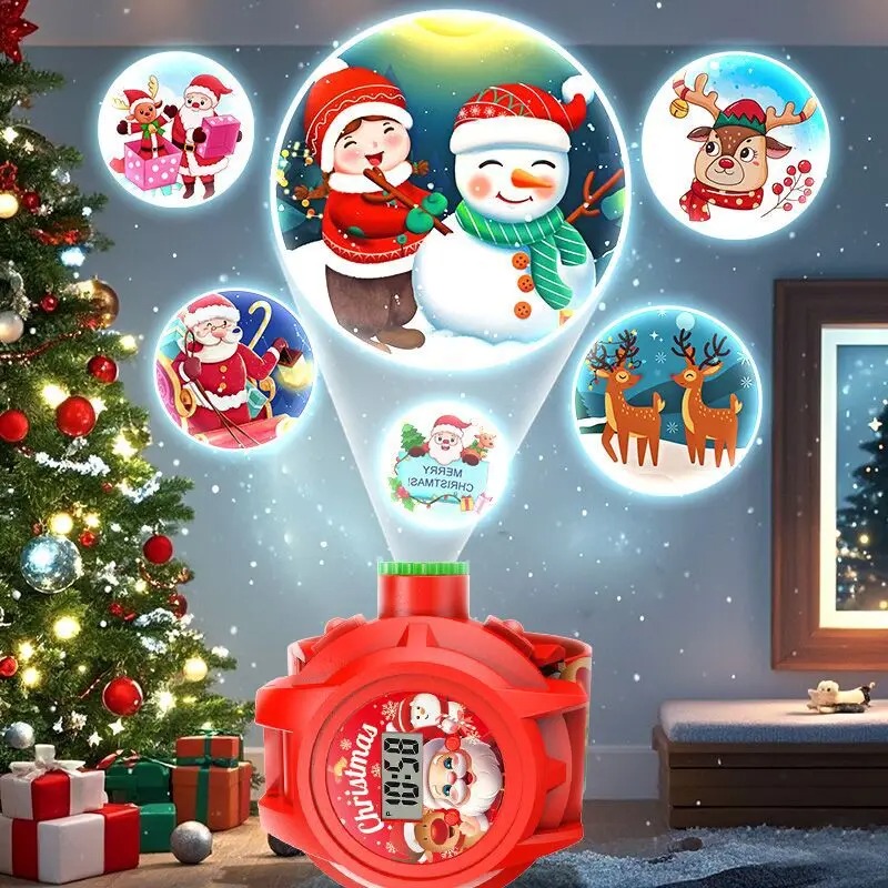 Jam Tangan Proyeksi Natal untu - Kids Educational Watch ulasan dan harga