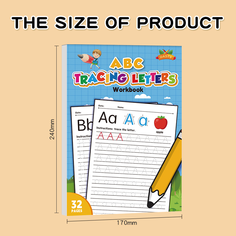 Buku Latihan Menulis Huruf Alf - Learning Workbook Preschool ulasan dan harga