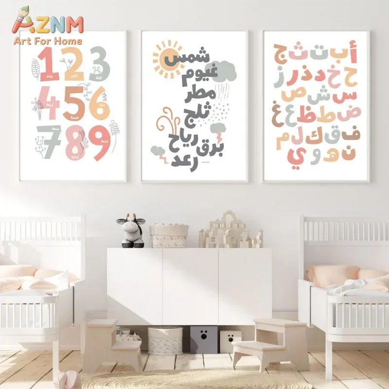 Seni Dinding Arab Bahasa Inggr - Kids No Education ulasan dan harga