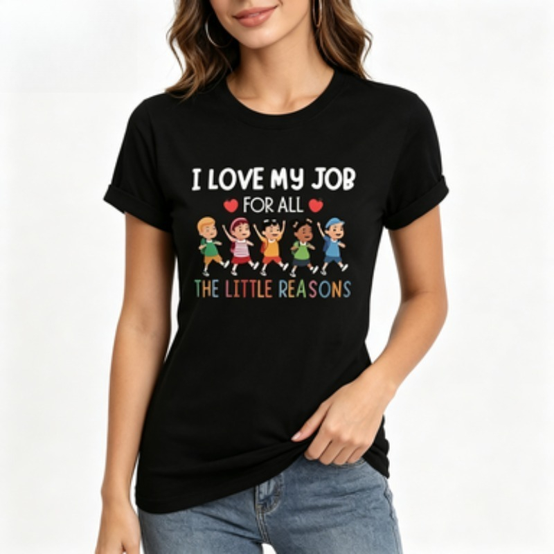 Kaos Wanita Slim Crew Hadiah u - Kids Education Jobs ulasan dan harga