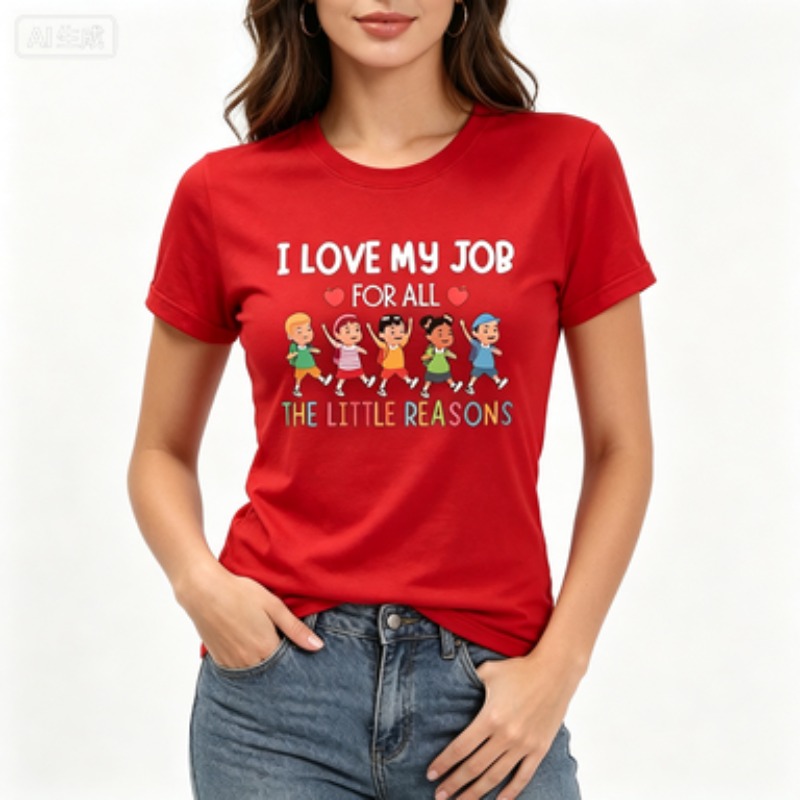 Kaos Wanita Slim Crew Hadiah u - Kids Education Jobs ulasan dan harga